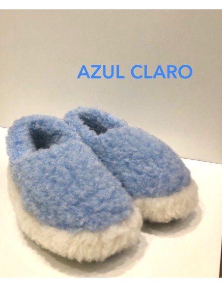 Zapatillas de lana 100%