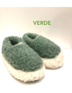 Zapatillas de lana 100%