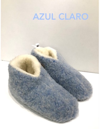 Zapatillas estilo ¨bota¨ de lana 100%