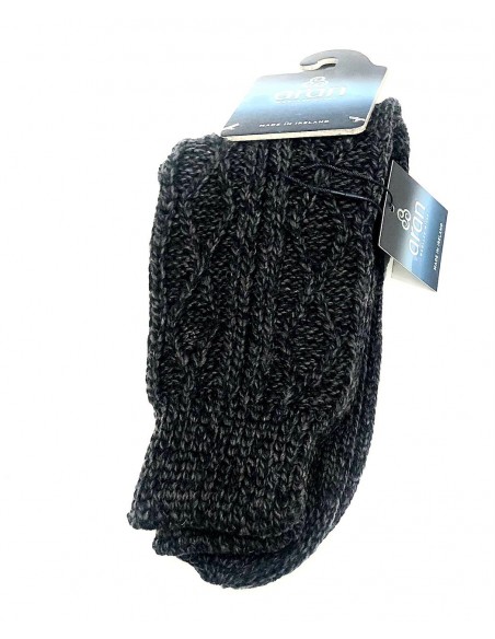 WOOL SOCKS WITH PATTERN