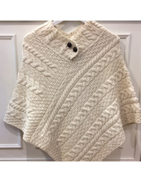 Poncho Lana Natural