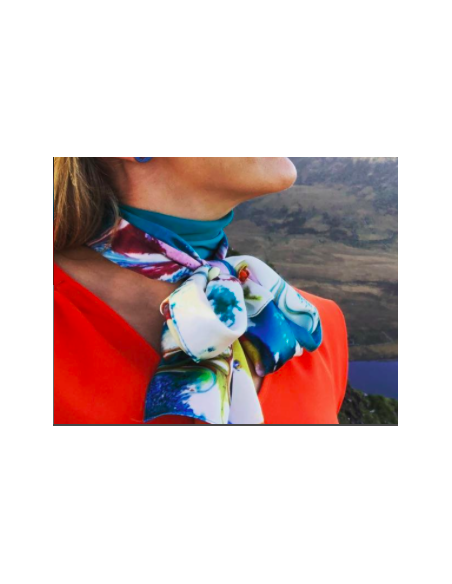 SILK SCARF 100%