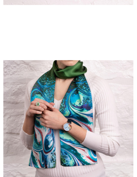 SILK SCARF 100%