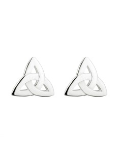 Pendientes "Trinity Knot" medianos de tuerca
