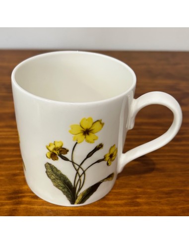 TAZA PORCELANA FLOR AMARILLA
