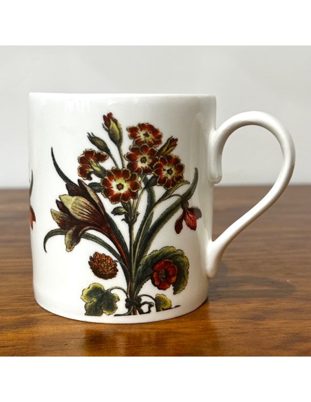 PORCELAIN MUG ORANGE FLOWERS