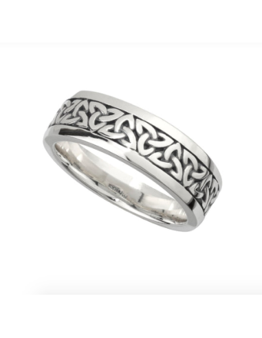 ANILLO CELTA PLATA HOMBRE TRIQUETA