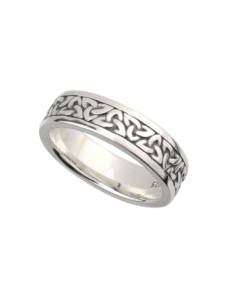 CELTIC SILVER TRIQUETTE RING WOMAN