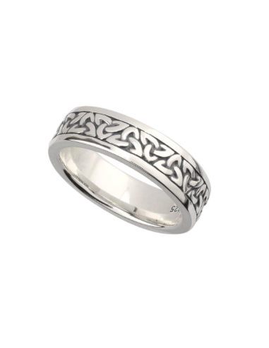 CELTIC SILVER TRIQUETTE RING WOMAN