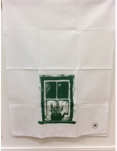 Kitchen cloth Irish window / Tablecloth for 2 people