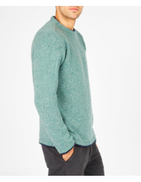 Jersey liso calabaza 95% lana y 5% cashemere