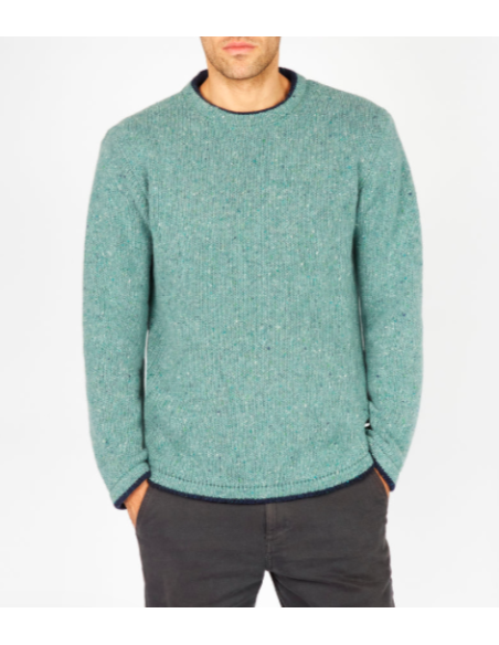 Jersey liso calabaza 95% lana y 5% cashemere