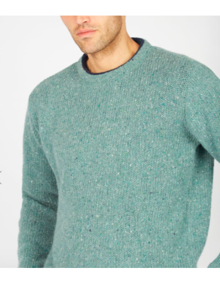 Jersey liso calabaza 95% lana y 5% cashemere