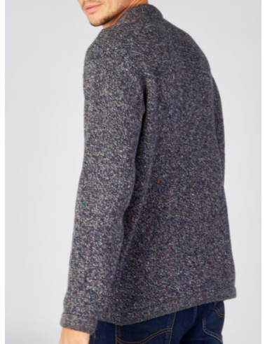 Dark blue heather sweater 95% wool and 5%...
