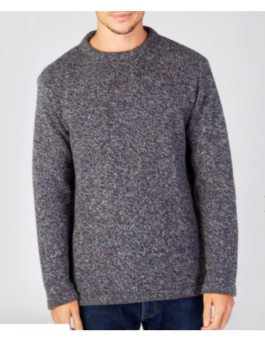 Dark blue heather sweater 95% wool and 5%...