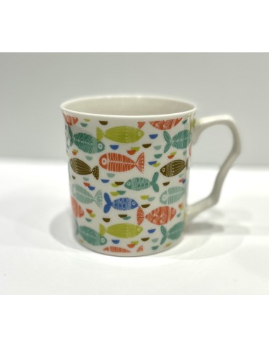 TAZA CERÁMICA PECES
