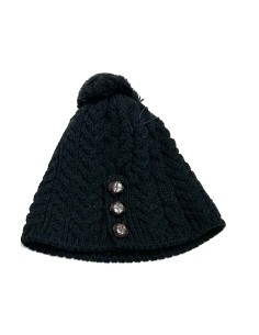 GORRO DE LANA 100% CON POMPON