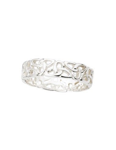 Handmade Celtic Ring in Silver with "Trinity Band" Symbol