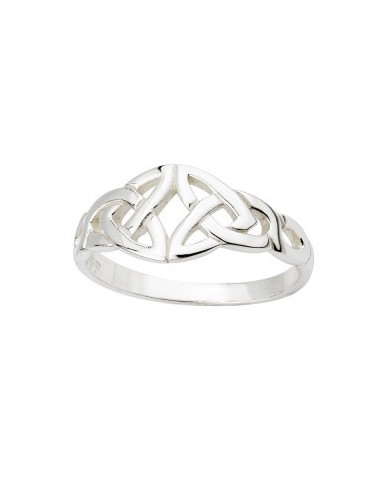 Celtic Ring in Silver with Celtic Knot Symbol