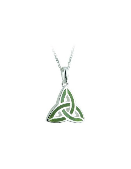 "Trinity knot" Pendant with Connemara marble Celtic Pendant