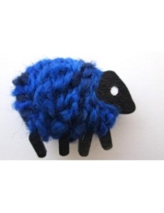 Broche lana oveja