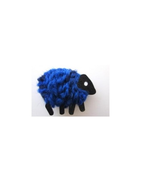 Broche lana oveja