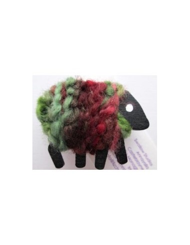 Sheep wool brooch