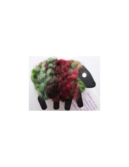 Sheep wool brooch