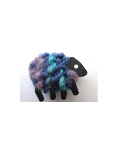 Sheep wool brooch