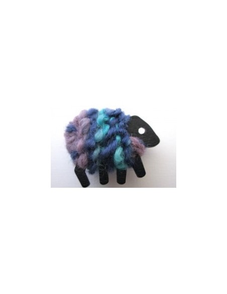 Broche lana oveja