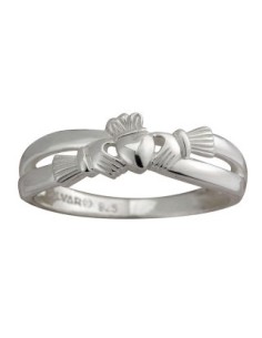 ring Claddagh kiss ring