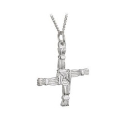 Santa Brigida Cross Pendant Handmade Celtic Pendant.