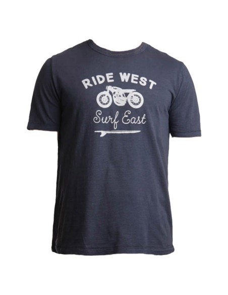 Camiseta de algodón "RIDE WEST"