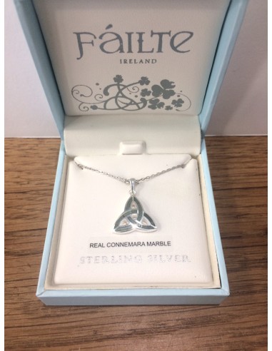 "Trinity knot" Pendant with Connemara marble Celtic Pendant