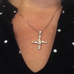 Santa Brigida Cross Pendant Handmade Celtic Pendant. 2