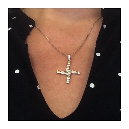 Santa Brigida Cross Pendant Handmade Celtic Pendant.
