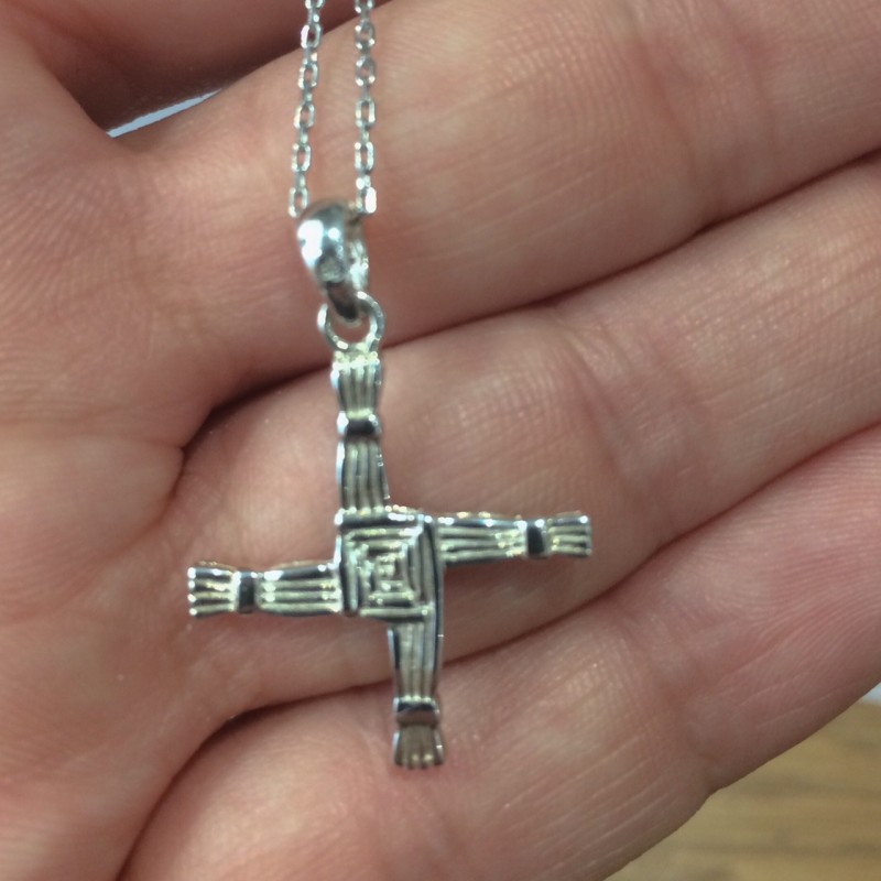 Santa Brigida Cross Pendant Handmade Celtic Pendant.