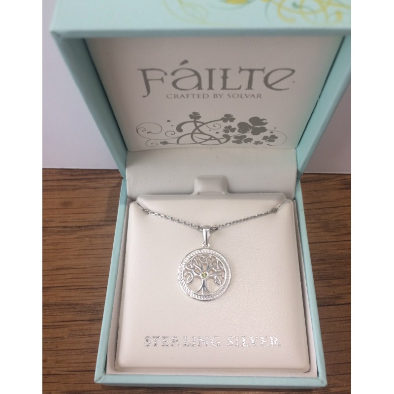 Colgante Árbol de la Vida Celta Pequeño Plata