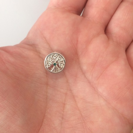 Celtic Tree of Life Pendant or Bead with FAMILY and IRELAND Inscriptions