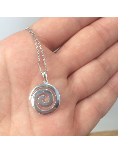 Silver Celtic Spiral