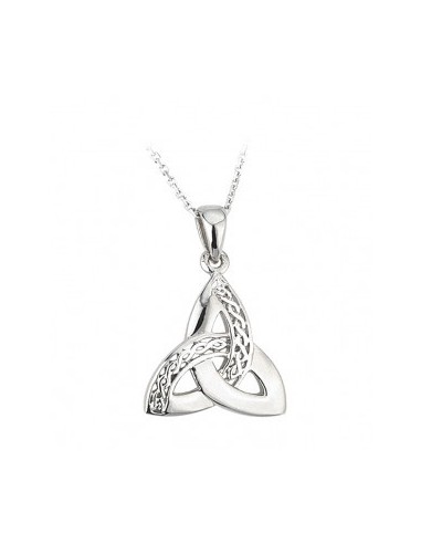 Celtic Silver Triquette pendant with 45 cms chain.